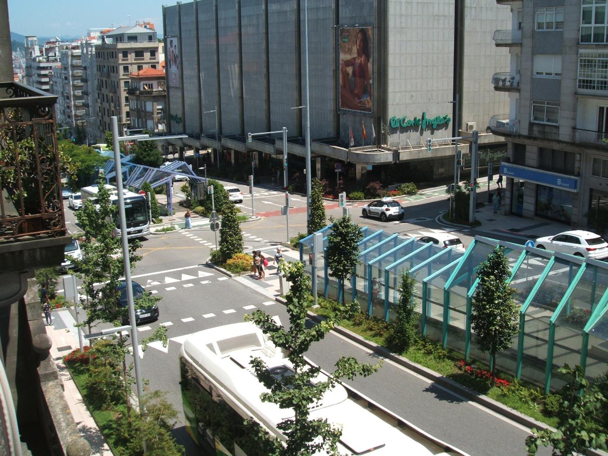 Apartament Piso Gran Via Vigo Zewnętrze zdjęcie